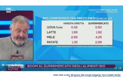 Falso bio: a Mi Manda Rai Tre, il Presidente Vizioli fa chiarezza