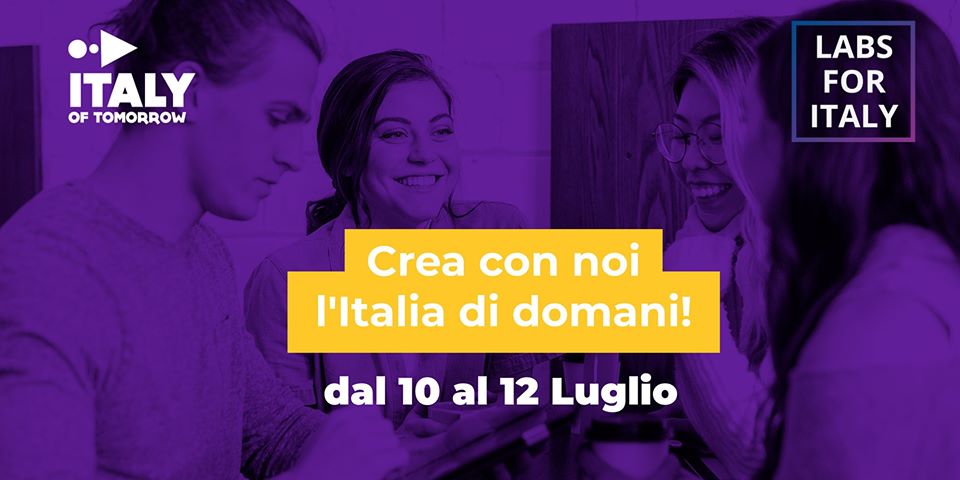 10/12 luglio, Labs for Italy: More than a hackathon. La sfida per ripartire, anche per il bio.