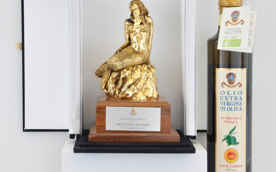 l’olio dell’azienda umbra socia AIAB di Noemio Bacci vince il Premio nazionale Sirena d’Oro.