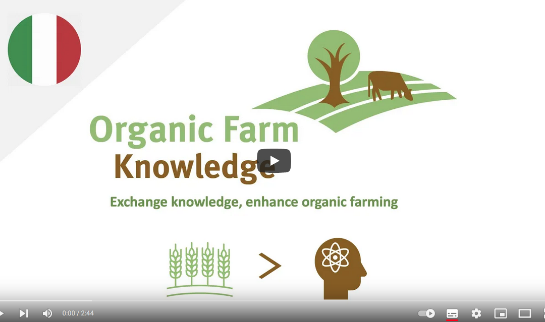 Organic Farm Knowledge, la piattaforma del bio europeo presentata in un nuovo video
